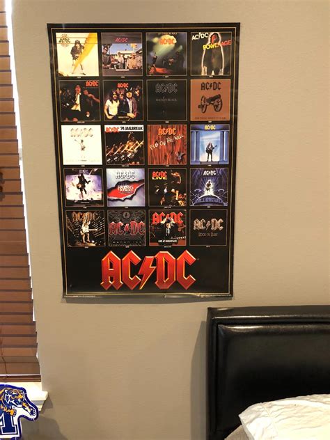 Amazon.com: AC/DC Discography Poster 24 x 36in: Posters & Prints