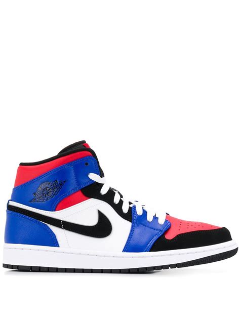 Jordan Air Jordan 1 Mid "Top 3" Sneakers | Blue | FARFETCH