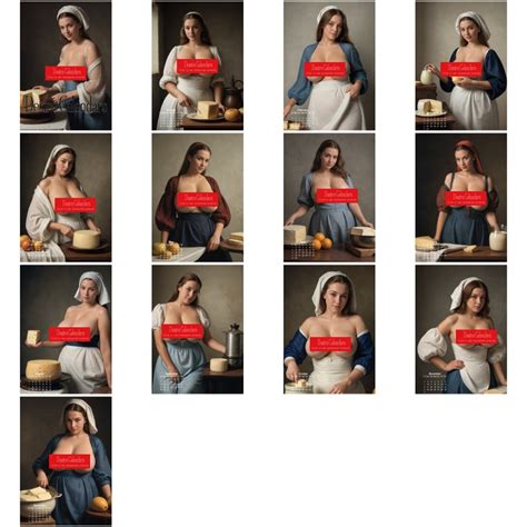 The Creamer Calendar Naked Women Big Breasts Pin Up By Desire Calendars Etsy