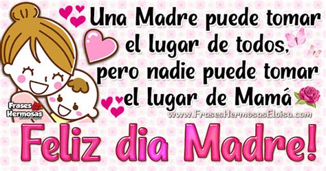 Frases Hermosas Eloisa Felicidades a mi Super Mamá