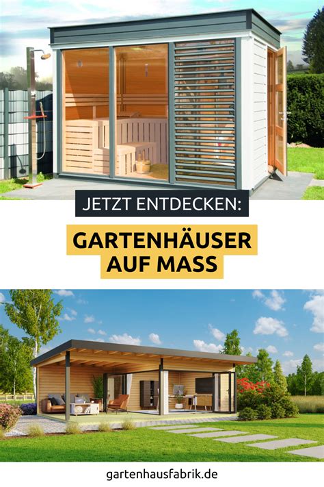 Dein Individuelles Traumhaus F R Den Garten Gartenhaus Holz Flachdach