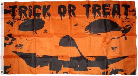 X Trick Or Treat Pumpkin Jack O Lantern Flag Happy Halloween Outdoor