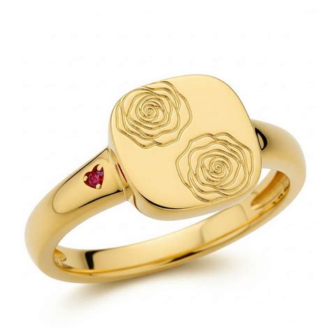 gold flower ring 6