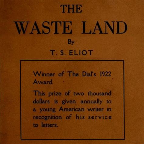 T S Eliot The Waste Land Poem