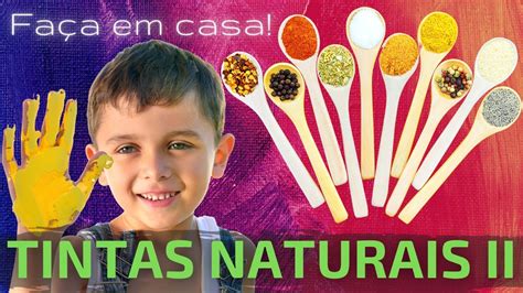 Tintas Naturais 2 - Como fazer tinta caseira - YouTube