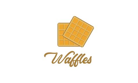 Waffle Dessert Sweet Food Bakery Logo Vector Art At Vecteezy