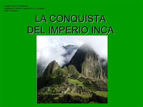 Conquista Imperio Inca Vo B Ppt Descarga Gratuita