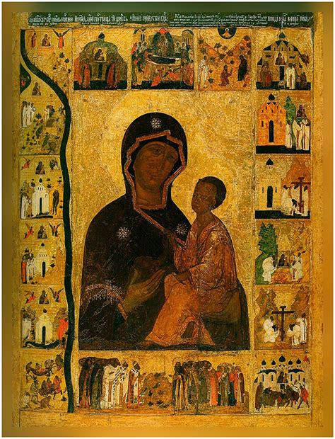 Тихвинская икона Божией Матери/ ручной работы/ икона из дерева/ Именная ...