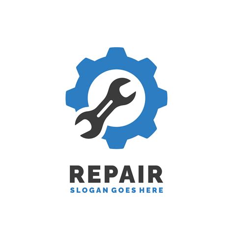 Repair logo design vector illustration. Maintenance logo 27521224