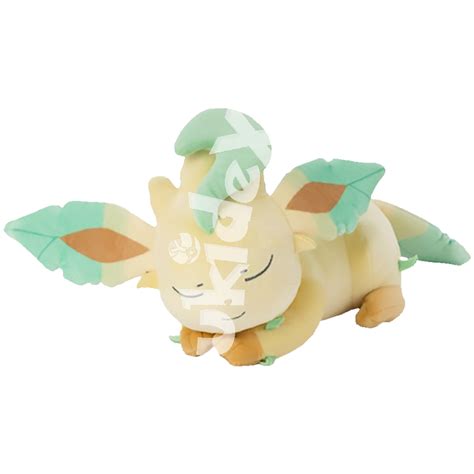 Peluche Limited Sleeping Friends Leafeon Yukidex