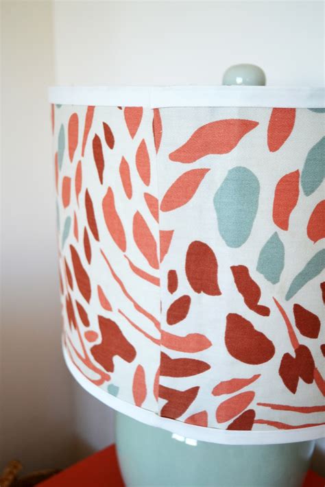 Sarah M Dorsey Designs Covering A Lampshade With Fabric Tutorial