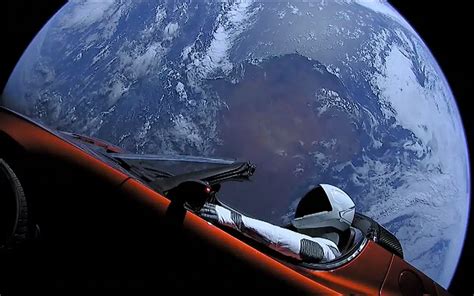 Tesla that Elon Musk launched into space heading to Mars