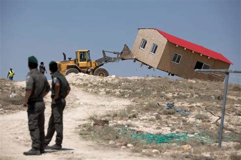 Illegal Settlement Bulldozed In The West Bank Nbc News