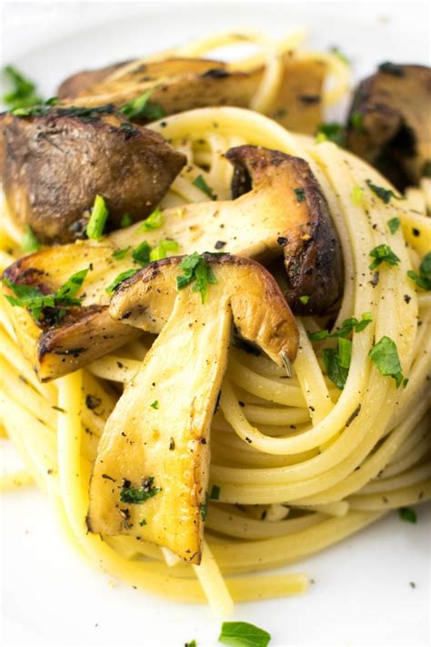 Porcini Mushroom Pasta - A Hedgehog in the Kitchen