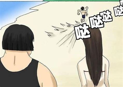 搞笑漫画 帅哥晕倒 美女人工呼吸没作用 丑女说让我来试试丑女人工呼吸帅哥新浪新闻