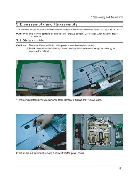 disassembly reassembly