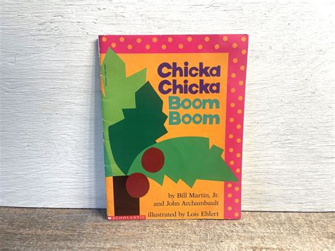 Chicka Chicka Boom Boom 1991 Scholastic Paperback Book Etsy