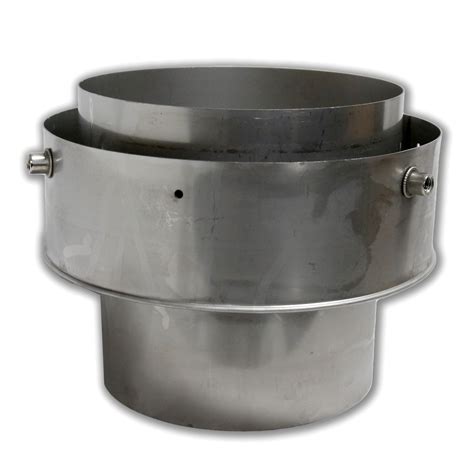 5 - 6 Inch Flexible Flue - Stove Pipe Increasing Connector Cuff — GR8 Fires