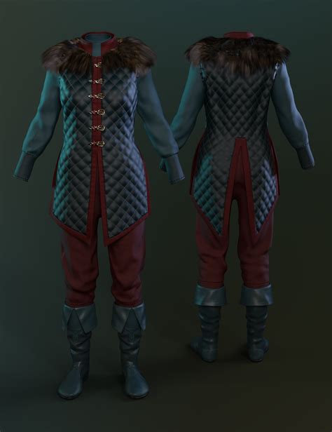 Dynasty Attire Outfit Texture Add On | Daz 3D