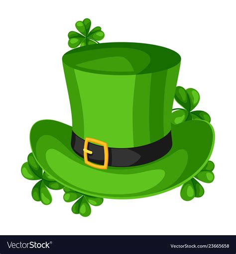 Saint Patricks Day Leprechaun Hat Royalty Free Vector Image