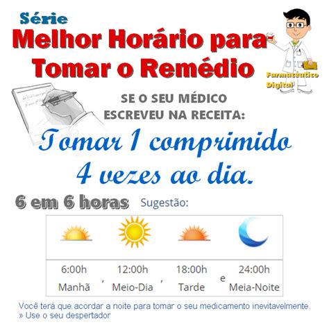 Remédio De 6 Em 6 Horas