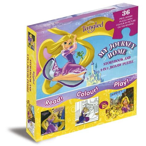 BBW Disney Princess Tangled My Journey Home Storybook And In Jigsaw Puzzle ISBN