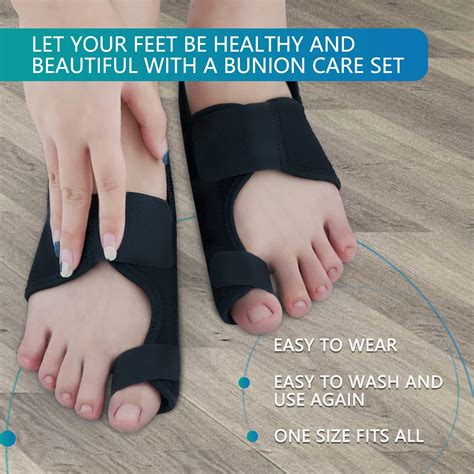 Bunion Corrector Bunion Relief Protector Sleeves Kit 7 Pieces Set