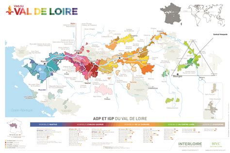 Sancerre Loire Valley Wine Map