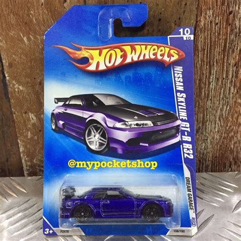 Hot Wheels Nissan Skyline Gtr R Royal Blue Hotwheels Dream Garage Hobbies Toys