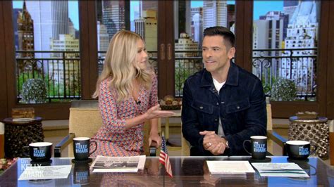 Kelly Ripa welcomes husband Mark Consuelos to 'Live' as new co-host