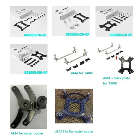 Coolermaster Cpu Cooler Mounting Kit For Am4lga1700lga115x For Cpu