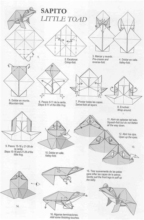 Complex Toad Origami Origami Frog Origami Instructions Useful Origami