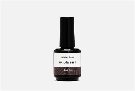 Nail Best Базовое покрытие для ногтей Base Dark Rubber №04 15 г ...