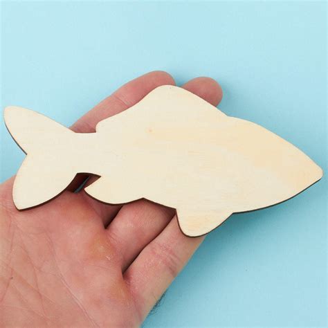 Unfinished Wood Fish Cutout All Wood Cutouts Wood Crafts Craft