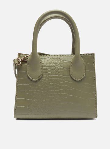 Bolsa Nude Tote Croco Pequena Arezzo