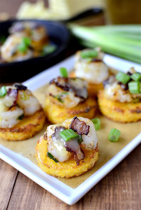 Shrimp and Grits Bites - Iowa Girl Eats