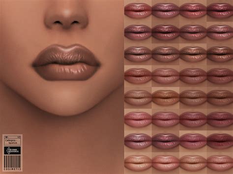 The Sims Resource Nude Realisitic Lipstick N