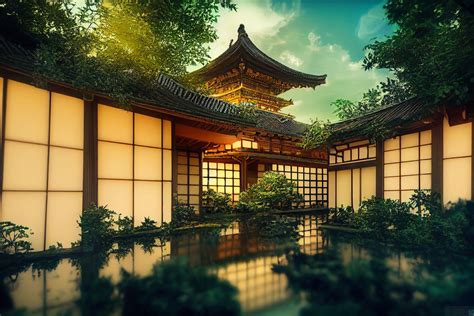 japanese architecture by EllysWorldOfArt on DeviantArt