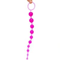 Plug Anal Bolinhas Escalonadas Em Silicone Cm