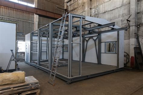 Каркасный модуль здания для строительства закрытых распределительных ...