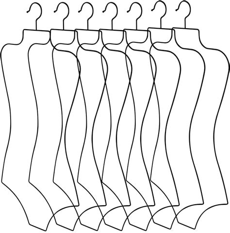 Amazon Body Shape Bikini Hanger Wire Body Shape Display Hangers Metal Lingerie Hangers