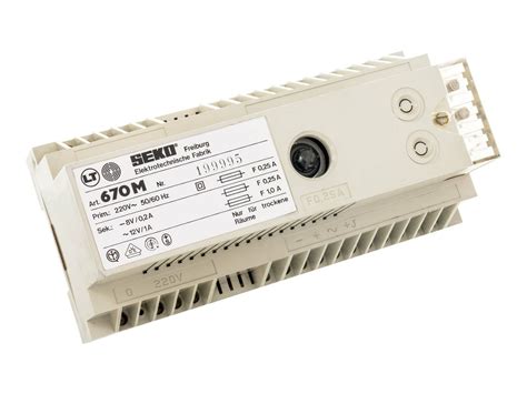 cheap Seko 670M Bell transformer for top-hat rail, € 108,90