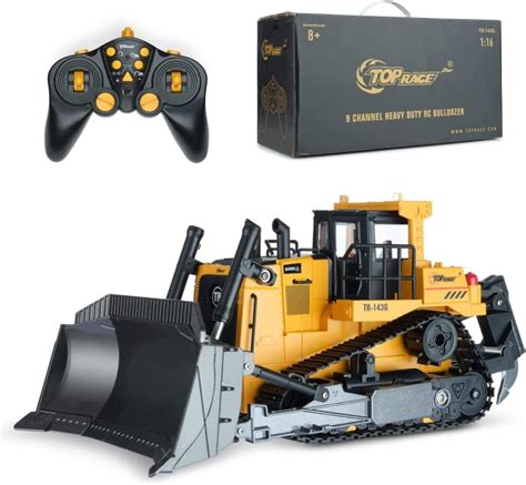 Top Race Rc Bulldozer Toys For Boys Remote Control