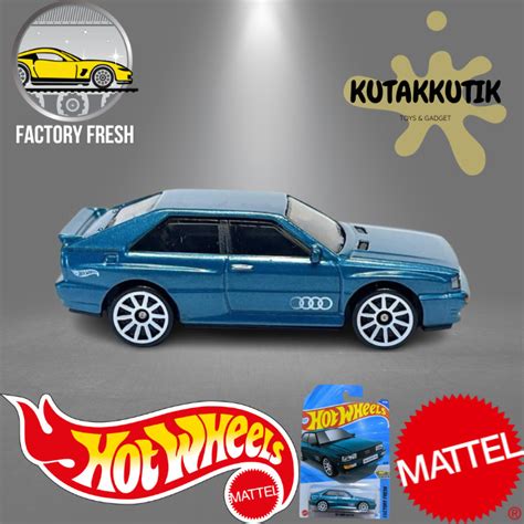 Hijau Hot Wheels Sedan Car Audi Quattro Green Lot A Factory Fresh Shopee Malaysia