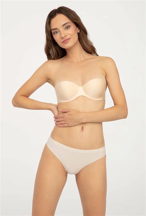 Gatta mini bikini Kiki bezszwowe beżowe beżowy Atrakcyjna