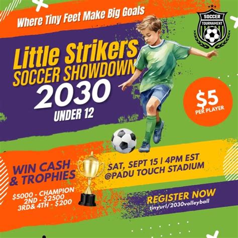 Kids Soccer Junior Tournament Instagram Template Postermywall