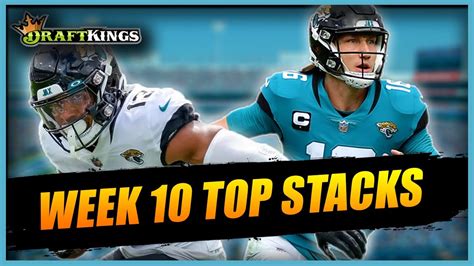 The 5 Stacks You Must Play In Nfl Dfs Tournaments For Draftkings Week