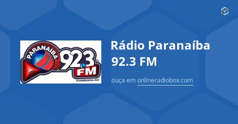 Radio Paranaiba - Rádio Paranaíba 92.3 FM ao Vivo - Itumbiara, Brasil | Online Radio Box