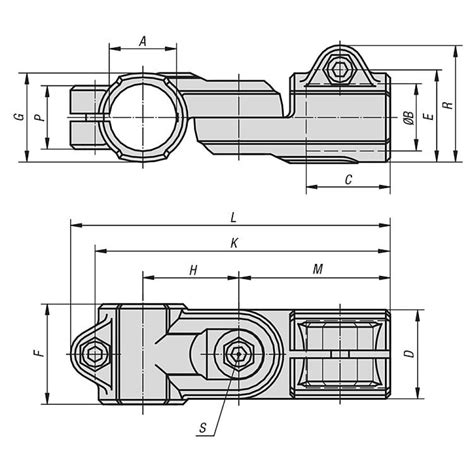 K0488 Зажимы для круглых труб шарнирные из алюминия купить в Минске с ...