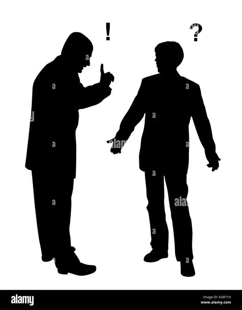 Two Businessmen Arguing Stock Vector Image And Art Alamy